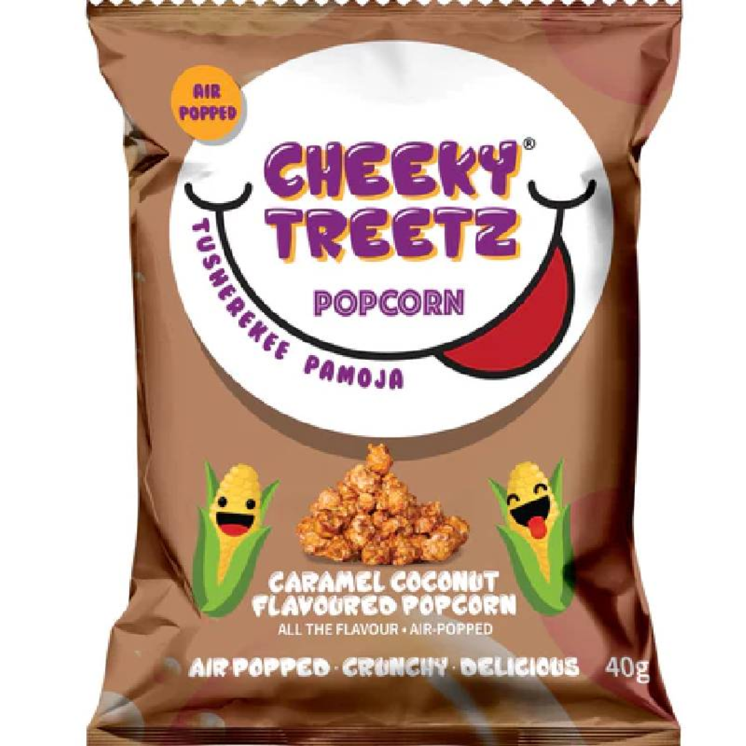 CHEEKY TREETZ CARAMEL COCONUT POPCORN 40G